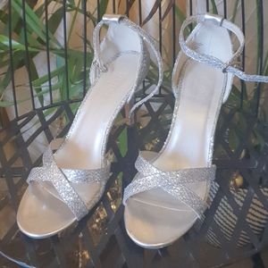 David's Bridal Sparkly Heels
